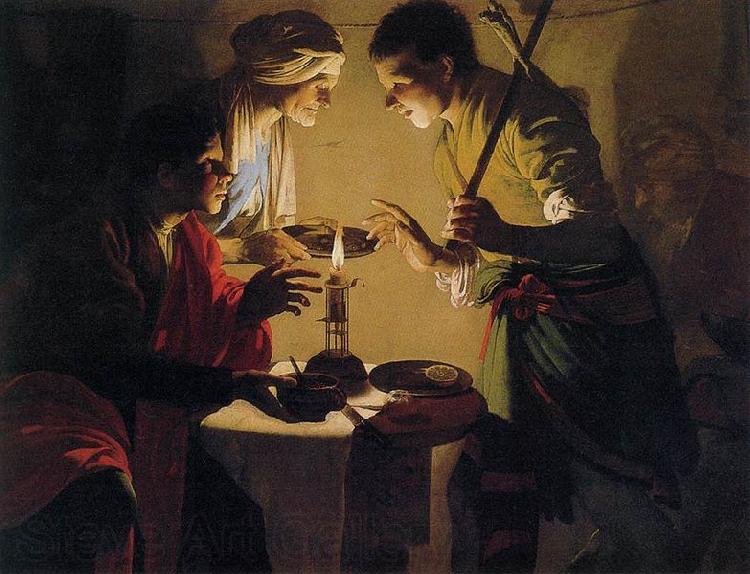 Hendrick ter Brugghen Esau Selling His Birthright Norge oil painting art